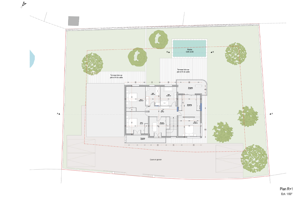 plan r1 Villa D Le Muy