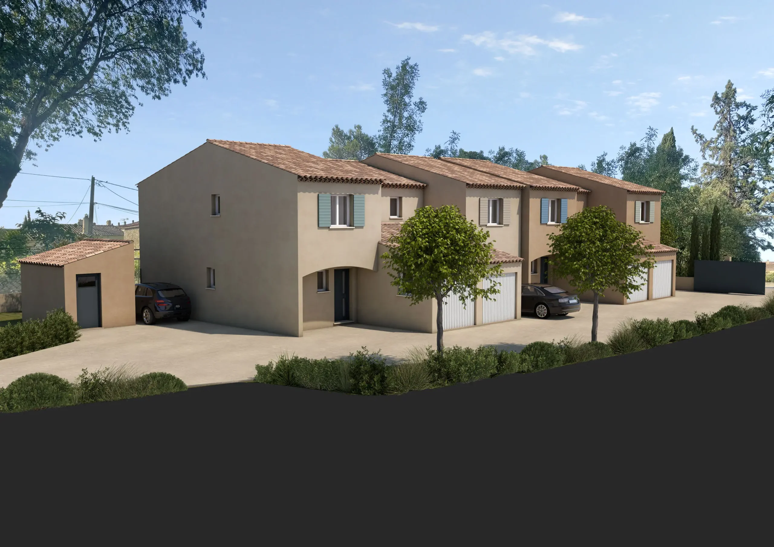 Construction de logements en bande – Le Muy – A2C3 Architecture
